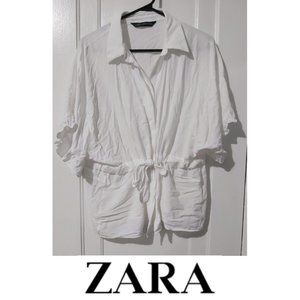 Zara Button-Up Blouse